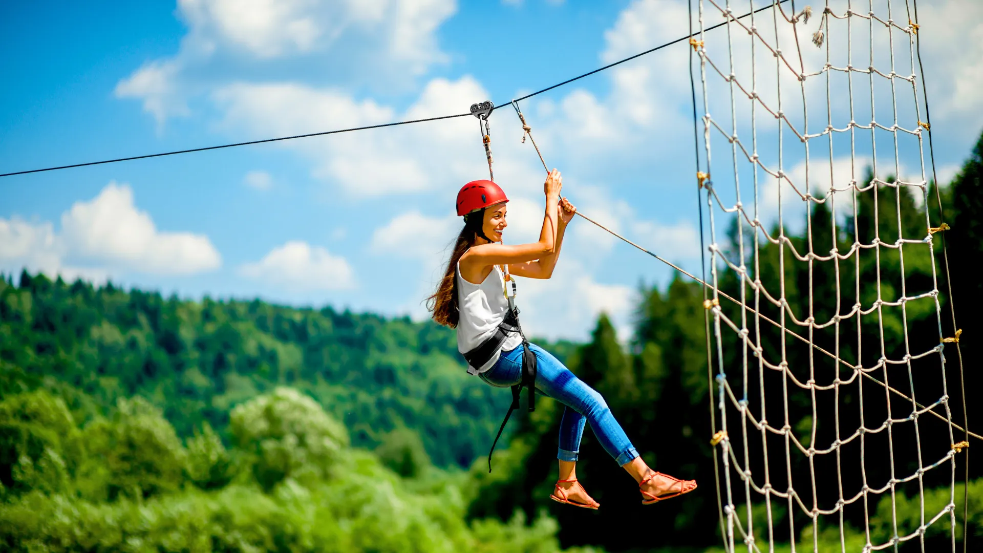 zip-lining